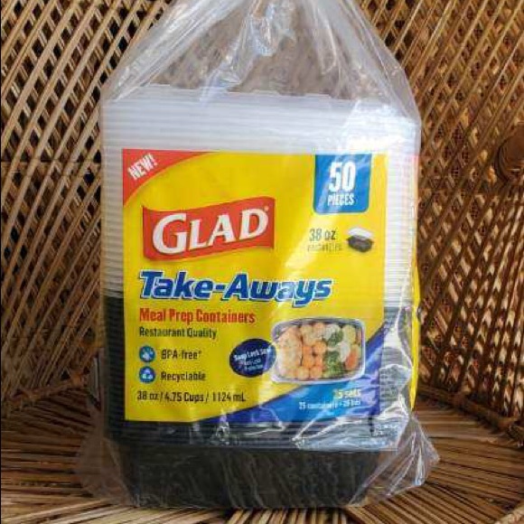 Glad Dining Glad Takeaways Meal Prep Containers 25 Set Poshmark